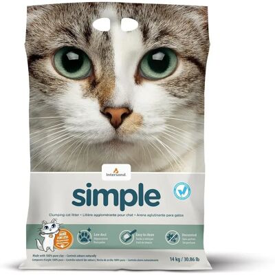Intersand - Simple Catlitter 14kg Fragrance Free - Cat Litter Intersand - Simple Catlitter 14kg Fragrance Free - Cat Litter