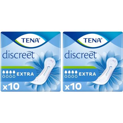 TENA - Lady Extra - Duo Pack - 20 towels - Incontinence Pads TENA - Lady Extra - Duo Pack - 20 towels - Incontinence Pads