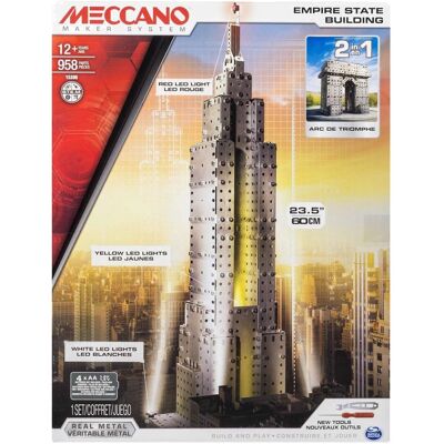 Meccano Empire State Building 2.0 - Set de Construction Architecturale - Publicité Meccano Empire State Building 2.0 - Set de Construction Architecturale - Publicité