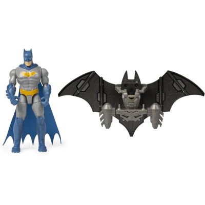 Figurine Batman Mega Gear - 4 pouces, Armure transformable - Publicité Figurine Batman Mega Gear - 4 pouces, Armure transformable - Publicité