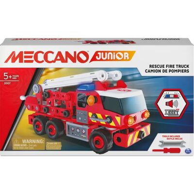 Meccano MEC JR Camion de Pompiers - Jouet STEAM - Publicité Meccano MEC JR Camion de Pompiers - Jouet STEAM - Publicité