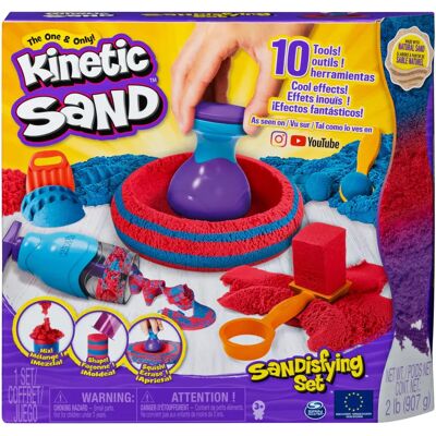 Spinmaster - Ensemble de sable cinétique - Enfants 3+ - Rouge et bleu vifs - Publicité Spinmaster - Ensemble de sable cinétique - Enfants 3+ - Rouge et bleu vifs - Publicité