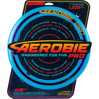Anneau Aerobie Pro Bleu - Disque volant - Publicité Anneau Aerobie Pro Bleu - Disque volant - Publicité