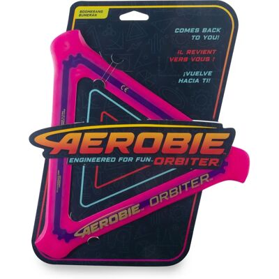 Aerobie ARB RNG Orbiter Magenta - Boomerang - Publicité Aerobie ARB RNG Orbiter Magenta - Boomerang - Publicité