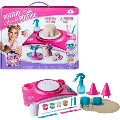 Studio de poterie Spin Master - Kit créatif en argile pour enfants Studio de poterie Spin Master - Kit créatif en argile pour enfants