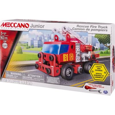 Meccano Junior Camion de Pompiers Deluxe - Jeu de Construction Meccano Junior Camion de Pompiers Deluxe - Jeu de Construction