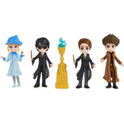 Spin Master Wizarding World - Pack de 4 Champions figurines Tournoi des 3 Sorciers MAGIQUES MINIS Spin Master Wizarding World - Pack de 4 Champions figurines Tournoi des 3 Sorciers MAGIQUES MINIS