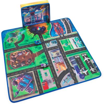 PAW Patrol: The Mighty Movie Pup Squad Play Mat Gift Pack with Mighty - Play Mat, Chase & Vee Vehicles PAW Patrol: The Mighty Movie Pup Squad Play Mat Gift Pack with Mighty - Play Mat, Chase & Vee Vehicles