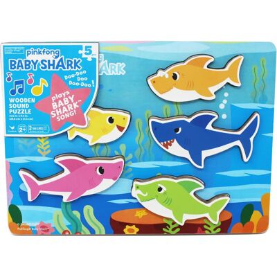 Spin Master Pinkfong Baby Shark Puzzle Sonor din Lemn - Tip Puzzle Spin Master Pinkfong Baby Shark Puzzle Sonor din Lemn - Tip Puzzle