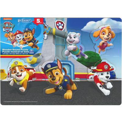 Spin Master PawPatrol Wooden Sound Shape Puzzle - Puzzle Spin Master PawPatrol Wooden Sound Shape Puzzle - Puzzle