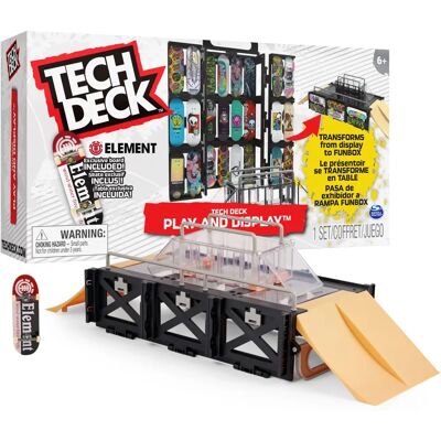 Tech Deck Fingerboard-Set mit Rampe und Tragetasche Tech Deck Fingerboard-Set mit Rampe und Tragetasche