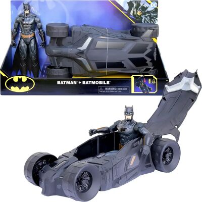 Ensemble d'Action Batman DC Comics - Batman et Batmobile 30cm - Publicité Ensemble d'Action Batman DC Comics - Batman et Batmobile 30cm - Publicité