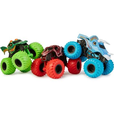 Spin Master Monster Jam Charged Beasts 3er-Pack - Monster Truck - 1:64 Spin Master Monster Jam Charged Beasts 3er-Pack - Monster Truck - 1:64