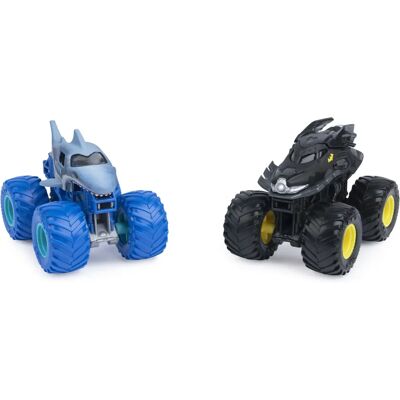 Camion Monster Batman e Megalodon di Spin Master - Scala 1:64 - Giocattoli per bambini Camion Monster Batman e Megalodon di Spin Master - Scala 1:64 - Giocattoli per bambini