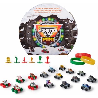 Monster Jam Mini Advent Calendar - 24 Days of Trucks & Accessories Monster Jam Mini Advent Calendar - 24 Days of Trucks & Accessories