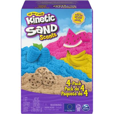 Kinetic Sand KNS RFL Scents 4Pk F20 GML - Magisch zand Kinetic Sand KNS RFL Scents 4Pk F20 GML - Magisch zand