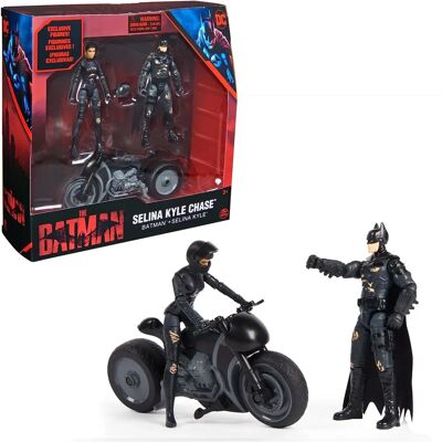 DC Comics Batman y Selina Kyle Figuras - Estilo Película 10cm DC Comics Batman y Selina Kyle Figuras - Estilo Película 10cm
