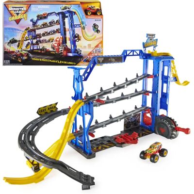 Garage Monster Jam - Set con Grave Digger Garage Monster Jam - Set con Grave Digger