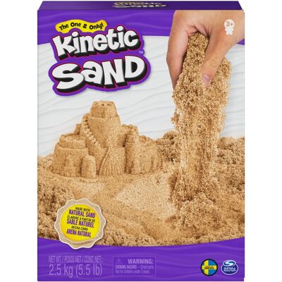 Spin Master Kinetic Sand - Naturbraun, 2,5 kg - Sand Spin Master Kinetic Sand - Naturbraun, 2,5 kg - Sand