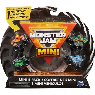 GiraffeKids Monster Jam - 5 Mini Camions de Collection - Échelle 1:87 - Publicité GiraffeKids Monster Jam - 5 Mini Camions de Collection - Échelle 1:87 - Publicité