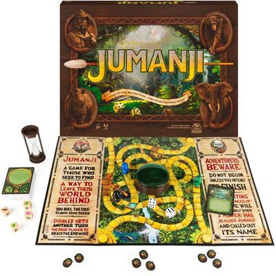 Spin Master Jumanji Le Jeu - Jeu d'aventure pour enfants et familles Spin Master Jumanji Le Jeu - Jeu d'aventure pour enfants et familles
