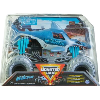Monster Jam Megalodon - Toy Truck - 1:24 Scale Monster Jam Vehicle Monster Jam Megalodon - Toy Truck - 1:24 Scale Monster Jam Vehicle