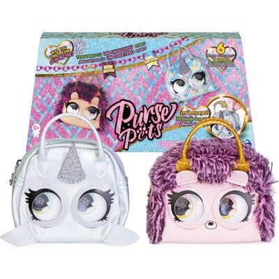 Spin Master Purse Pets Edgy Hedgy & Narwow Pack 2 Rose Argent - Publicité Spin Master Purse Pets Edgy Hedgy & Narwow Pack 2 Rose Argent - Publicité