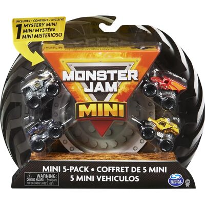 Ensemble de Mini Camions Monster Jam - 5 Véhicules à Collectionner pour Enfants - Publicité Ensemble de Mini Camions Monster Jam - 5 Véhicules à Collectionner pour Enfants - Publicité