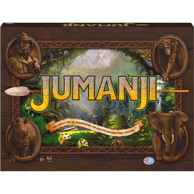 Spin Master Jumanji - Juego de Mesa para Familias y Niños 8+ Spin Master Jumanji - Juego de Mesa para Familias y Niños 8+