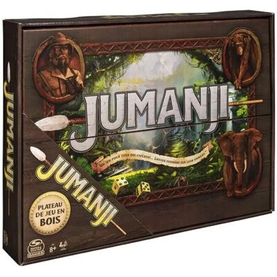 Spin Master Jumanji Game Wooden Board Retro - 6062543 - Family Challenge Board Game Spin Master Jumanji Game Wooden Board Retro - 6062543 - Family Challenge Board Game