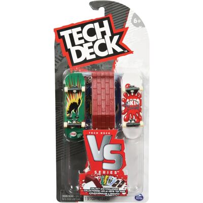 Sada Fingerboardů Tech Deck - Série Versus a X-Connect, 2 Desky a Překážky Sada Fingerboardů Tech Deck - Série Versus a X-Connect, 2 Desky a Překážky