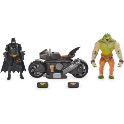 DC Comics Batman Transforming Batcycle Battle Pack with Killer Croc DC Comics Batman Transforming Batcycle Battle Pack with Killer Croc