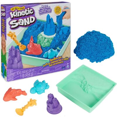 Ensemble de Sable de Sable Bleu Kinetic - Jeu Créatif - Publicité Ensemble de Sable de Sable Bleu Kinetic - Jeu Créatif - Publicité
