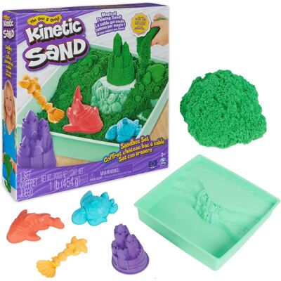 Kinetic Sand KNS ACK Zandbak Set V2 Groen - Zandbak Set Kinetic Sand KNS ACK Zandbak Set V2 Groen - Zandbak Set