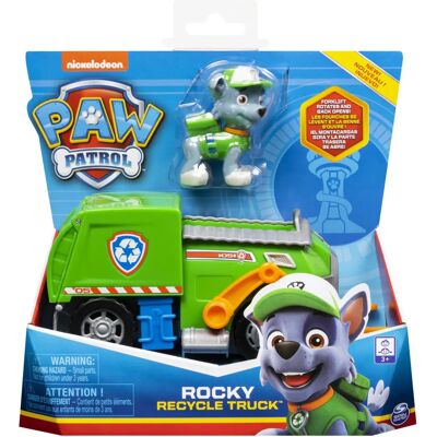 Ciężarówka recyklingowa Rocky - Zabawka PAW Patrol dla dzieci 3+ Ciężarówka recyklingowa Rocky - Zabawka PAW Patrol dla dzieci 3+