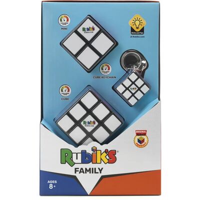 Rubik's Family Pack Pussel Kub Set - 3 Storlekar för Alla Rubik's Family Pack Pussel Kub Set - 3 Storlekar för Alla