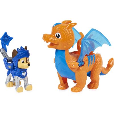 PAW Patrol Chase és Dragon Draco Rescue Knights akciófigurák PAW Patrol Chase és Dragon Draco Rescue Knights akciófigurák