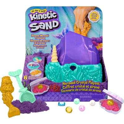 Kinetic Sand KNS ACK Mermaid Crystal Playset - Playset Kinetic Sand KNS ACK Mermaid Crystal Playset - Playset