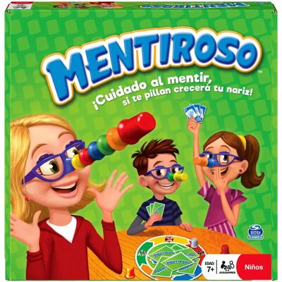 Juego de Mesa Mentiroso Spin Master - 29 Piezas - 7+ Juego de Mesa Mentiroso Spin Master - 29 Piezas - 7+
