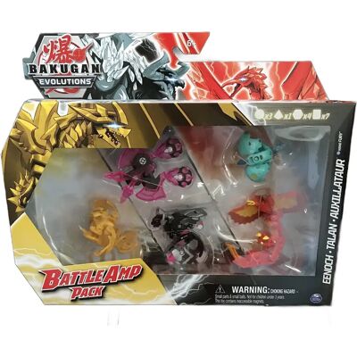 Bakugan - Talan & Auxillataur - Pack de Bataille 5 Figures - Publicité Bakugan - Talan & Auxillataur - Pack de Bataille 5 Figures - Publicité