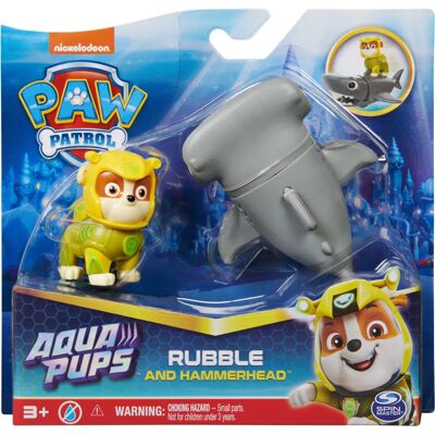 Paw Patrol Aqua Pups Rubble & Hammerhead Action Figuren - Spielzeug für Kinder Paw Patrol Aqua Pups Rubble & Hammerhead Action Figuren - Spielzeug für Kinder