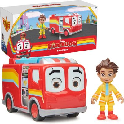 Disney Junior Firebuds Rouge et Jaune - Ensemble de Pompiers en Jouet - Publicité Disney Junior Firebuds Rouge et Jaune - Ensemble de Pompiers en Jouet - Publicité