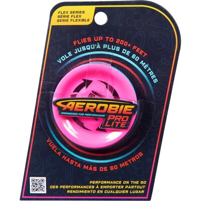 Disque volant mini Aerobie Pro Lite BleuRose pour enfants et extérieur - Publicité Disque volant mini Aerobie Pro Lite BleuRose pour enfants et extérieur - Publicité