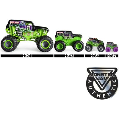Monster Jam Monster Truck - Schaal 1:24 - Officiele Megalodon Monster Jam Monster Truck - Schaal 1:24 - Officiele Megalodon