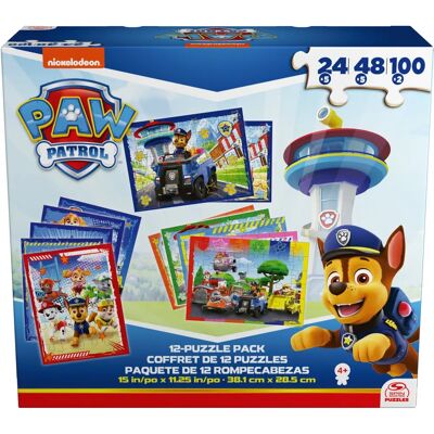Spin Master Paw Patrol Puzzle - 12 Puzzle, 24-100 Teile Spin Master Paw Patrol Puzzle - 12 Puzzle, 24-100 Teile