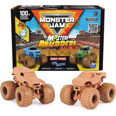 Monster Jam Grave Digger Blue Thunder 2-Pack - Monster Trucks Monster Jam Grave Digger Blue Thunder 2-Pack - Monster Trucks