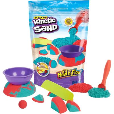 Kinetic Sand ACK Mold N Flow - Ensemble de Jeu Sensoriel - Publicité Kinetic Sand ACK Mold N Flow - Ensemble de Jeu Sensoriel - Publicité