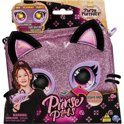 Purse Pets Pochette à Paillettes Rose - Sac à main - Publicité Purse Pets Pochette à Paillettes Rose - Sac à main - Publicité