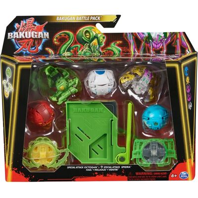 Bakugan 5-pakiet specjalny atak Octogan S6 - Obracający się top Bakugan 5-pakiet specjalny atak Octogan S6 - Obracający się top