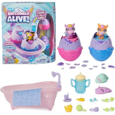 Hatchimals - Ensemble de Jeu Splash avec Accessoires - Publicité Hatchimals - Ensemble de Jeu Splash avec Accessoires - Publicité